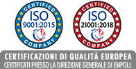 Loghi Iso 21001 e 9001