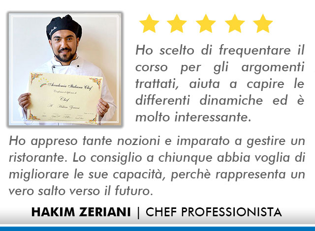 Corso Chef a Milano Opinioni - Zeriani