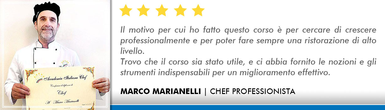 Corso Chef a Milano Opinioni -Marianelli