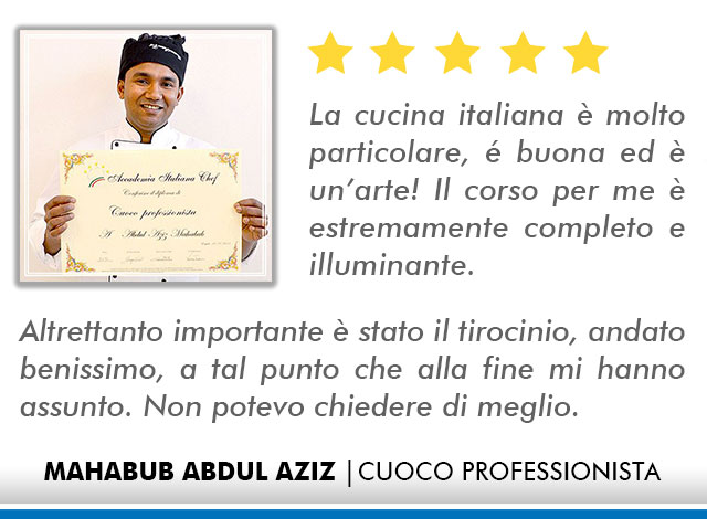 Corso Cuoco a Milano Opinioni - Abdul